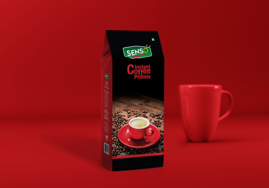 Senso Karak Chai - Instant Coffee Premix - 1Kg Premix Packaging - Tea Coffee Premix and Vending Machine Manufacturing - Rajkot